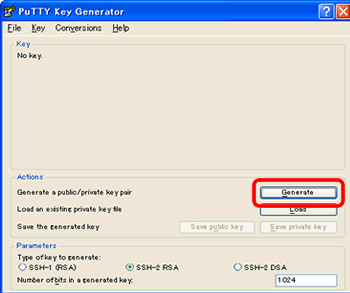 PuTTYgen@